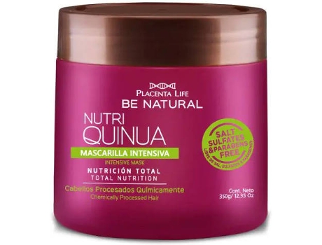 Mascarilla para el Pelo BE NATURAL Nutri Quinua (350 gr)