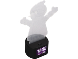 Lámpara De Noche Led Con Diseño De Dibujos Animados Y Calendario Perpetuo, Reloj Despertador Rgb Para Decoración Del Hogar.