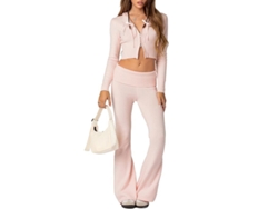 2026-conjunto De Dos Piezas De Invierno Para Mujer: Sudadera Con Capucha Y Pantalones De Tejido Y2k