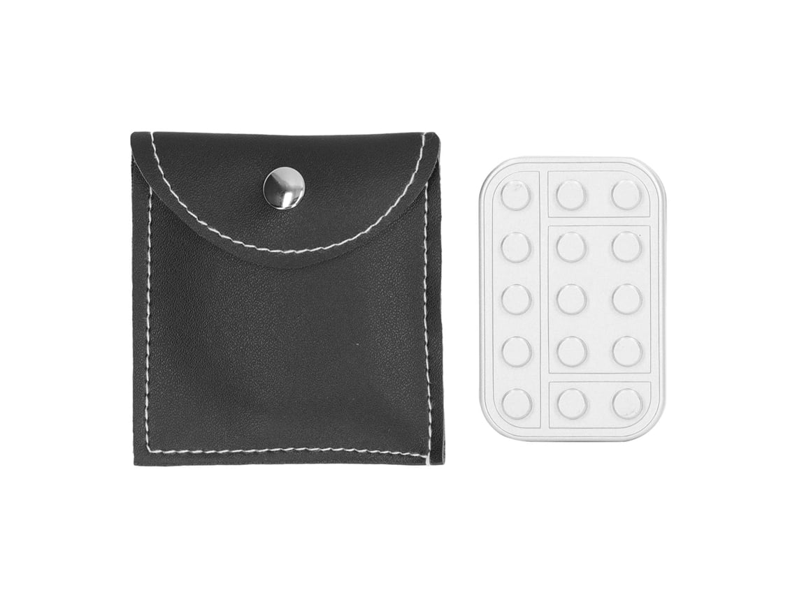 Ats-juguete De Deslizamiento Magnético De Metal, Cubo Sensorial Para Aliviar El Estrés, Con Bolsa De Pu, Platsa