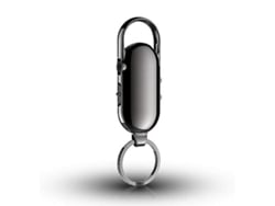 Mini grabadora de voz, dispositivo de grabación digital de 16 GB Yizhood (negro)