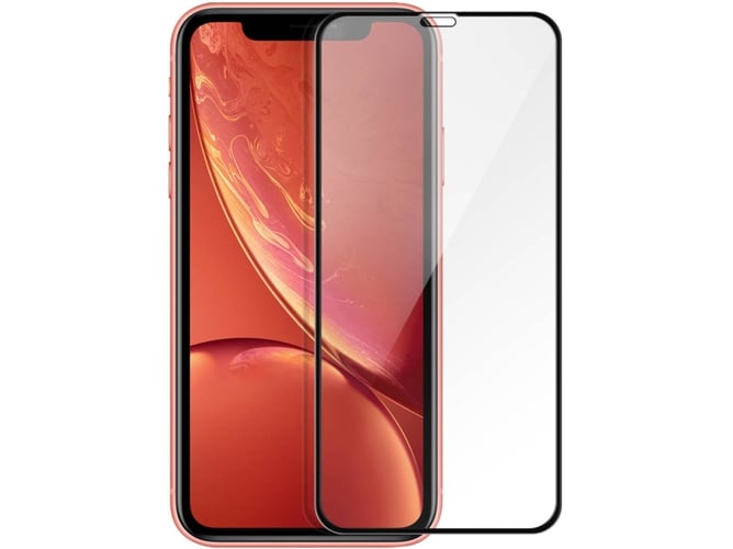 Protector de Cristal Templado iPhone XR AVIZAR 9H Negro