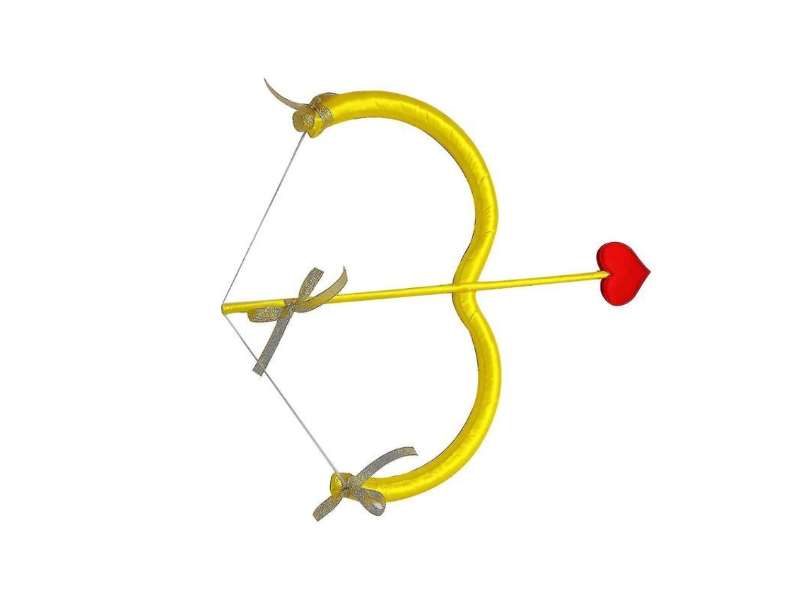 Juego De Arco Y Flechas De Cupido, Accesorios De Fotografía Y Disfraces Para Adultos - Amarillo