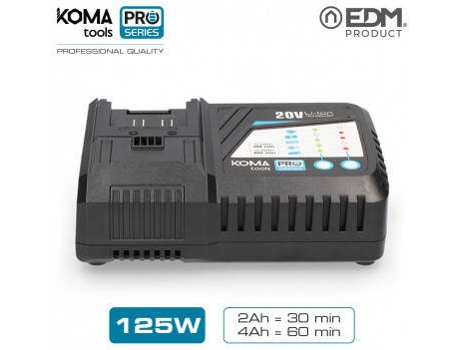 Batería De 125W Cargador Rápido KOMA TOOLS Batería Serie Edm