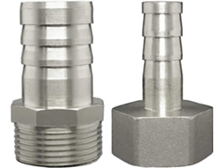 Adaptador Conector De Jardín 1/2" 3/4" 1" Bsp Hembra/macho X Latón Latón