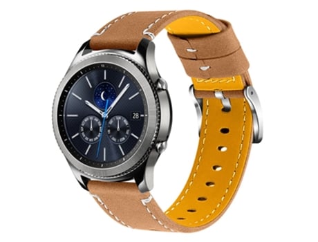 Correa de acero inoxidable con hebilla 22mm para Huawei Watch GT 2e/GT 2 46mm - café mate