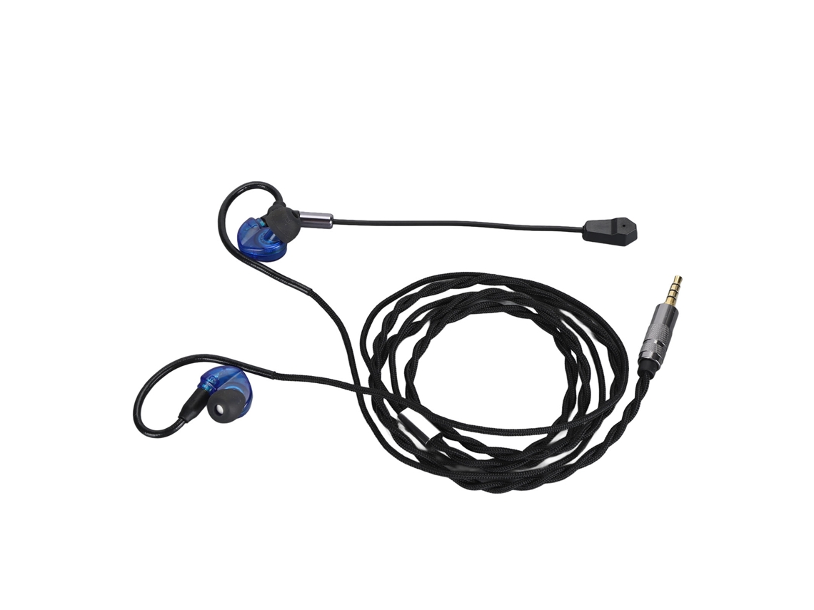 Auriculares Para Juegos Con Micrófono Desmontable, Cable De 3,5 Mm, Ligeros Y Sensibles, Para Teléfonos Móviles, Pc, Tabletas Y Portátiles - Azul
