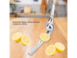 Exprimidor de limón duradero que nunca se oxida Exprimidor de limón Material de acero inoxidable 2 6 x 7 Exprimidor de limón manual de 9 pulgadas con HURRISE