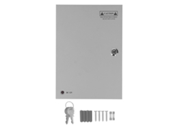Caja De Alimentación De 12 V Cc Y 18 Canales Para Cámaras De Cctv Con Cerradura Y Carcasa Metálica.