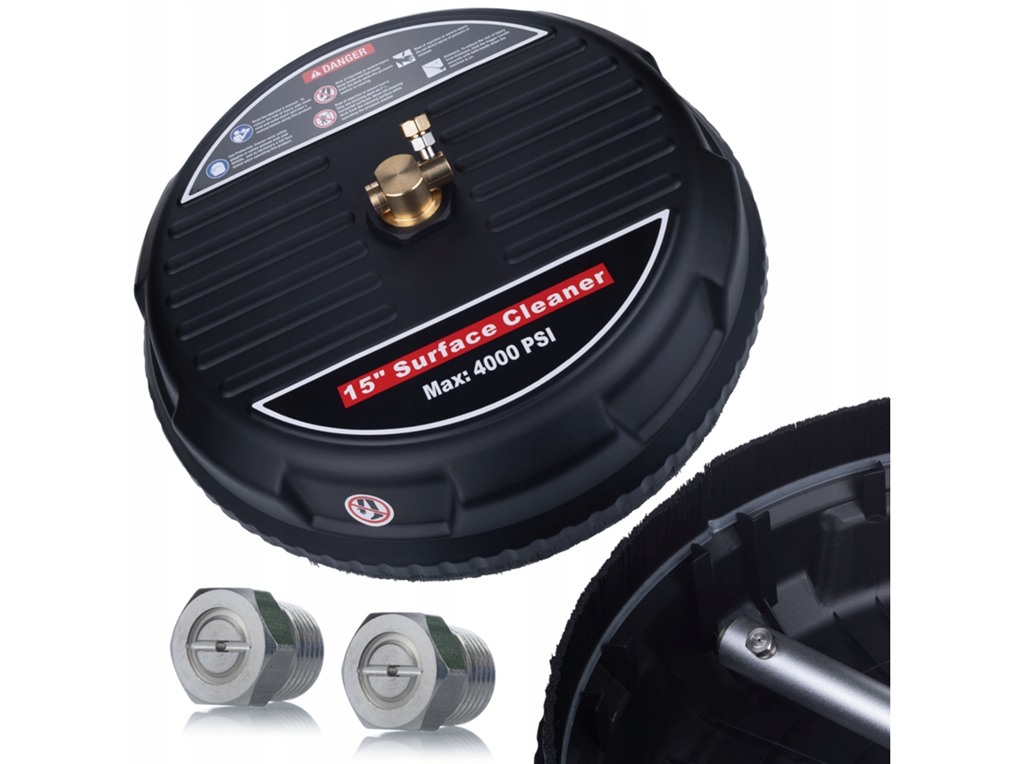 Cepillo rotativo T-racer M18 – 2 boquillas rotativas | Compatible con hidrolimpiadoras Karcher Hd Hds | Limpieza de superficies