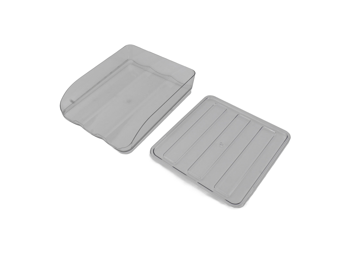 Soporte Para Huevos Para Refrigerador Con Diseño Inclinado, Transparente, Gran Capacidad, Contenedor De Almacenamiento, Dispensador De 1 Capa.