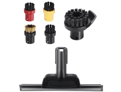 Raspador de boquilla de ventana, cepillo redondo para Karcher Sc1 Sc2 Sc3 Sc4 Sc5 para limpiador barredor a vapor, accesorios de piezas de cepillos