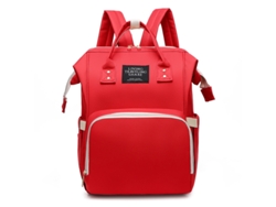 Bolsa Mamãe Mãe E Bebê Cuich Mochila Multifunción Para Cambiar Pañales Para Bebé, Bolsas De Maternidad Impermeables, Color Rojo