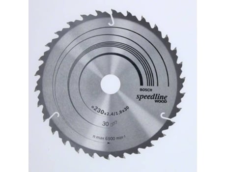 Disco de Sierra Circular BOSCH Speedline Madera 230x30x2.4 mm - 30