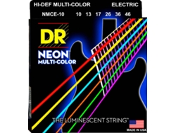 Juego de Cuerdas Guitarra Eléctrica DR MCE-10 MULTI-COLOR (.010 - .013 - .017 - .026 - .036 - .046 - Níquel)