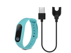 Pulsera Inteligente (monitoreo De Frecuencia Cardíaca Bluetooth) Pulsera Inteligente M2 Exclusiva De Lazada (cyan)