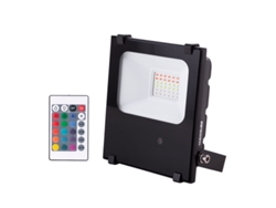 Foco Proyector LED 20W  IP65 Mando a Distancia RGB 30.000H [1916-NS-HVFL20W-F-RGB]
