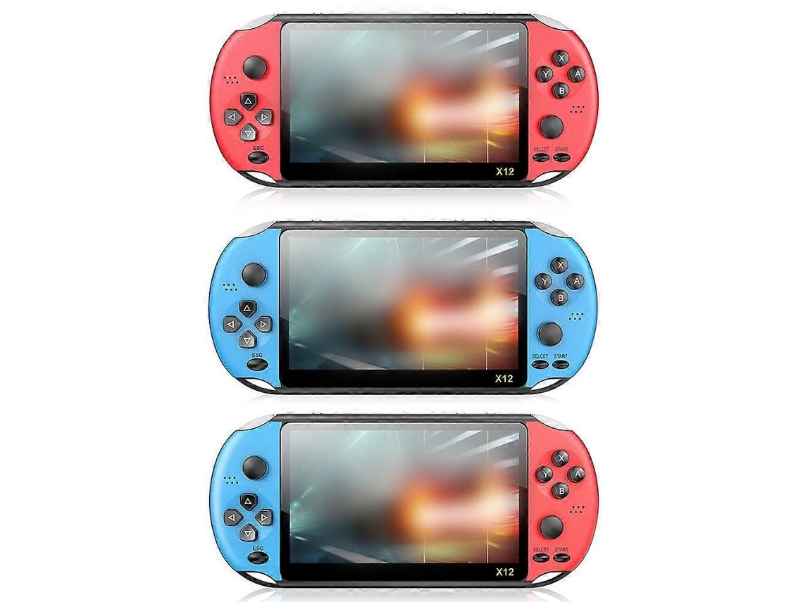 Mando doble GOKOCO con pantalla de 3,5'' y 11 emuladores.