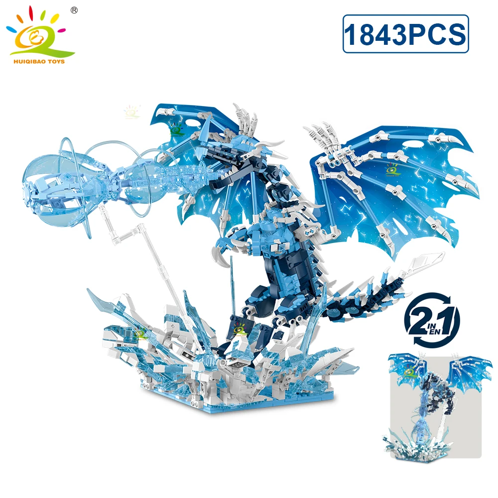 (com Luces) Brinquedo De Blocos De Montar Modelo De Dragón Moc, Juego Infantil Faça Você Mesmo