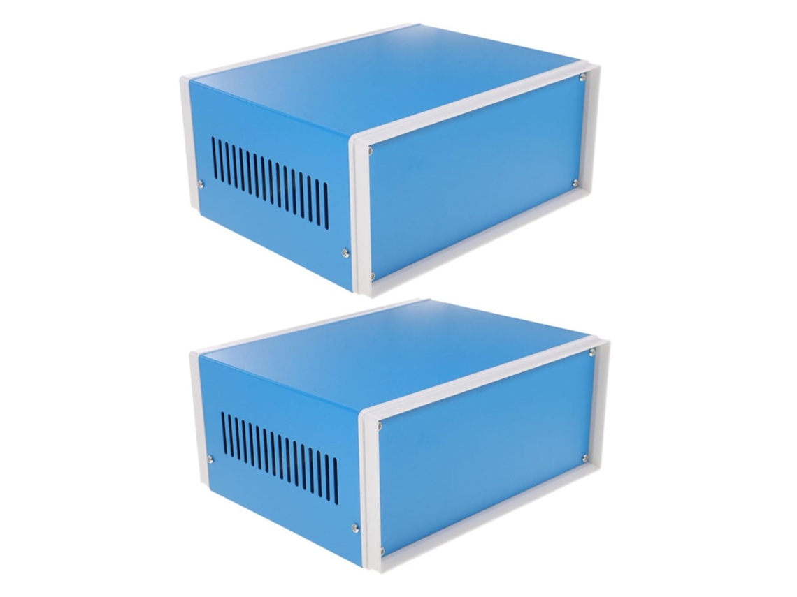Caja De Conexiones Metálica De 2 Piezas Para Proyectos Electrónicos, Caja Eléctrica, Chapa Metálica