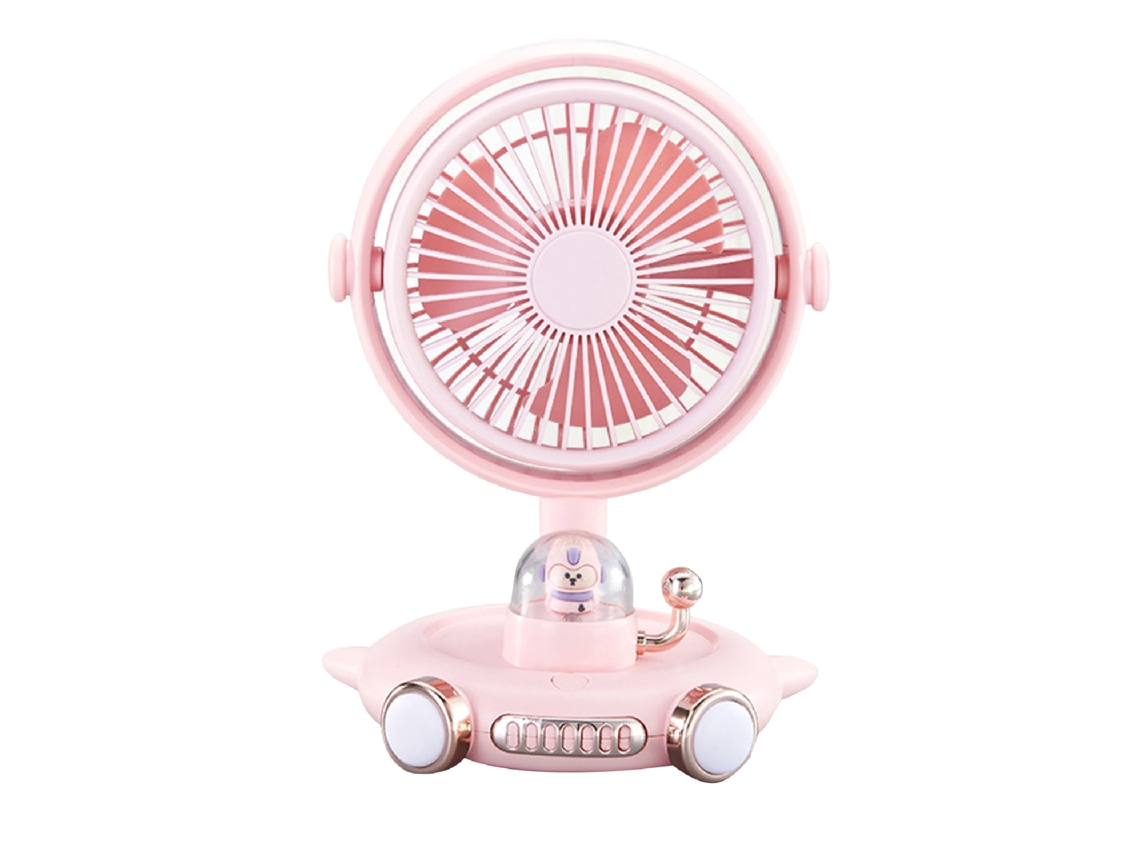 Ventilador Térmico para Estufas con Base Trapezoidal y 5 Aspas Plateadas