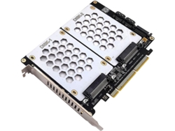 Tarjeta Divisora Ph46-2 De Doble Disco Sff8639 U.2 Nvme + Disco Duro De 2,5" A Pcie 4.0