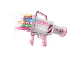 -máquina De Burbujas Eléctrica Con 64 Agujeros Y Luces, Soplador De Burbujas Portátil, Juguete Al Aire Libre Para Niños
