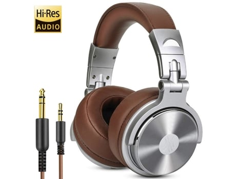 Oneodio Wired Professional Studio Pro DJ Auriculares con Micrófono sobre a oreja HiFi Monitor Música Auriculares para Teléfono PC