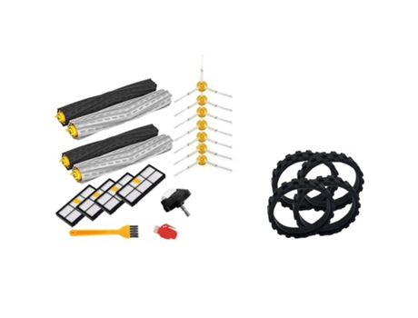 Accesorio Aspiradores IROBOT 1 Kit Filtro Cepillo Hepa 4 un Neumáticos I Rueda Roomba Serie