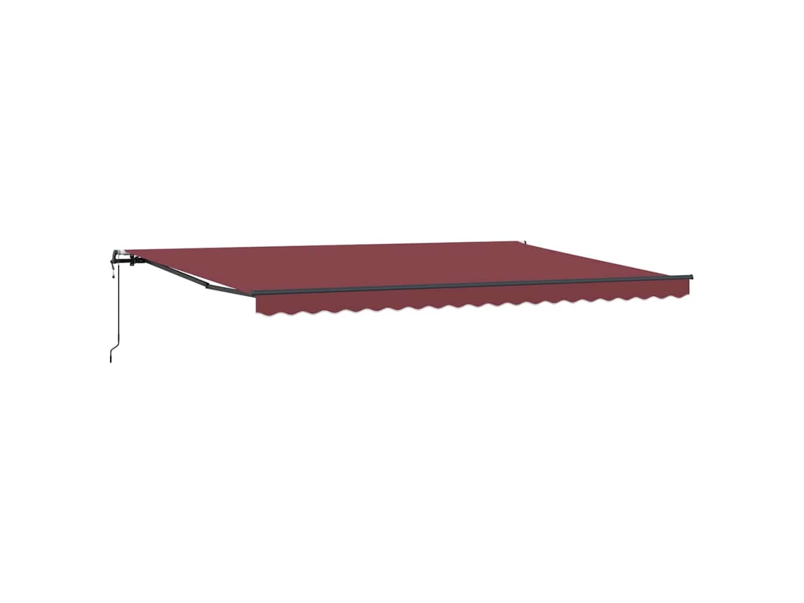 Maison Exclusive - Toldo Retráctil Automático Burdeos 500x300 Cm