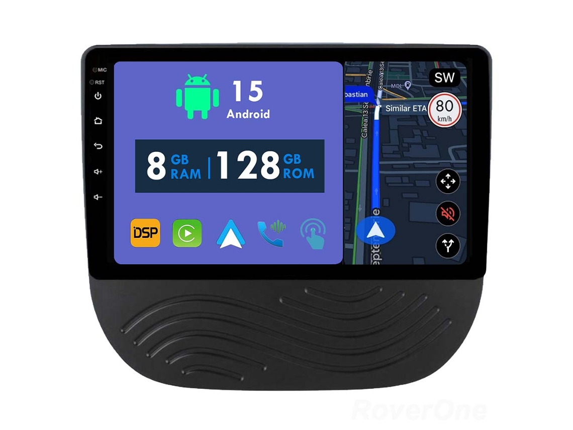 Coche Radio Android Auto Autoradio 8GB RAM 128G ROM CarPlay Navegación GPS Pantalla Táctil RoverOne para Chevrolet Malibu 9 2015 - 2023 