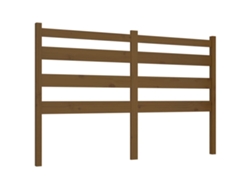Maison Exclusive - Cabecero De Cama Madera Maciza De Pino Marrón Miel 186x4x100 Cm
