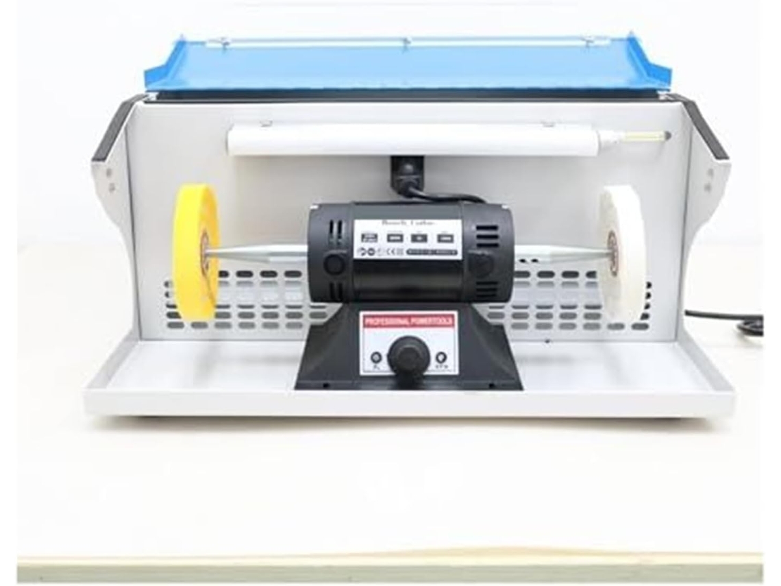 Pulidora De 800 W Con Colector De Polvo Para Pulir Joyas Y Metales.