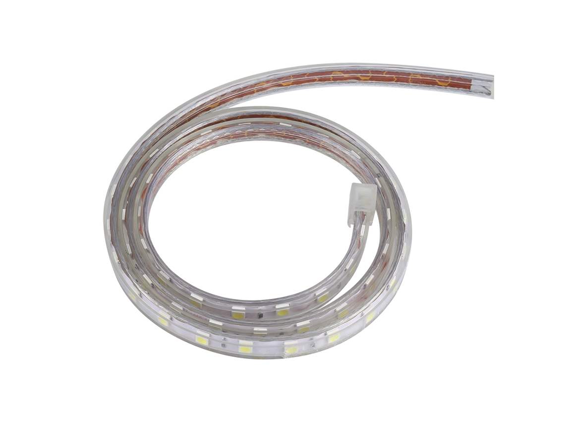 Tira LED Bj-tira SMD 5050 impermeable, 60 LED/m, flexible, luz azul, 1 metro