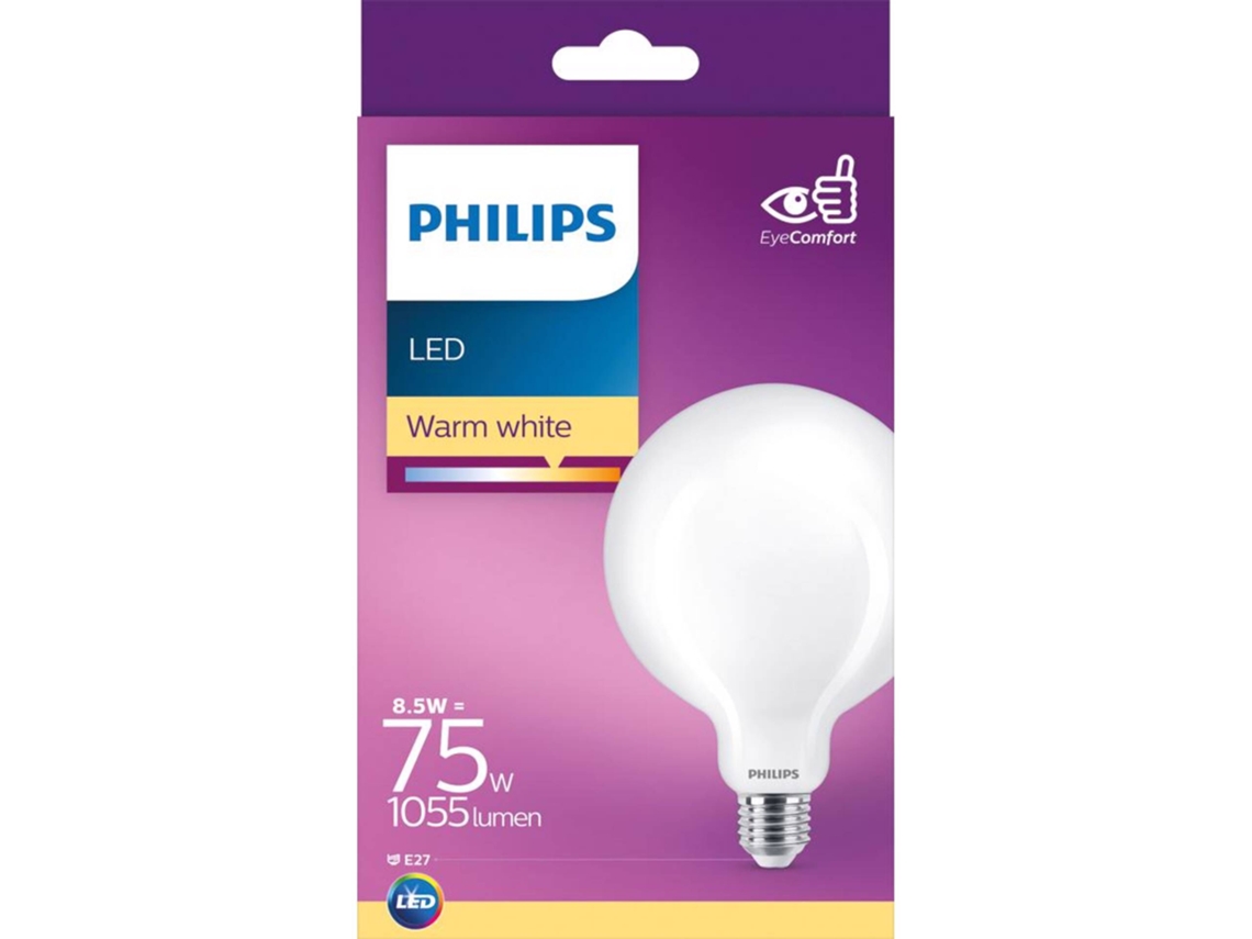Bombilla LED globo 120mm E27 2700K 75W