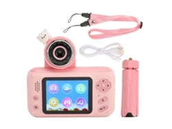 Cámara Infantil Multifunción Con Ángulos De Visión De 180 Grados Para Fotos, Vídeos Y Mp3. Minicámara Digital Para