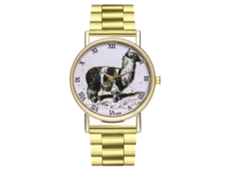 Reloj De Pulsera Casual De Cuarzo Para Parejas Zhoulianfa Con Brazalete De Acero - Regalo