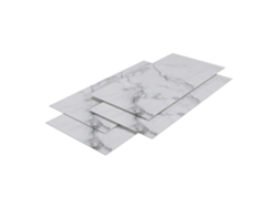 Revestimiento pared Bladel 16 paneles PVC 120x60cm - White Marble NEU.HAUS