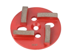 Disco De Lijado De Diamante Trapezoidal Para Suelos De Hormigón, 100 Mm, 5 Agujeros, 4 Dientes