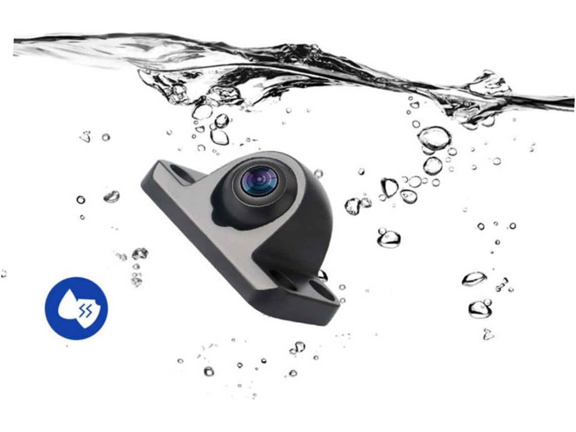 Cámara De Marcha Atrás Para Coche De 190 Grados, Resistente Al Agua, Gran Angular, Para Uso Nocturno Y Bajo La Lluvia.