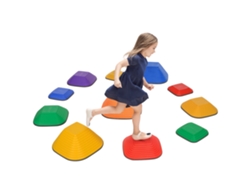 Juego 11 Piedras Equilibrio Niños Apilables Antideslizantes Motricidad