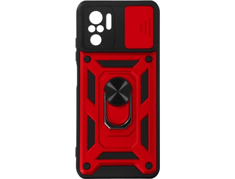 Carcasa Xiaomi Redmi Note 10 Pro AVIZAR Protección de la cámara Rojo