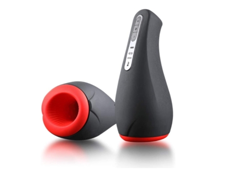 MASTURBADOR - MASTURBADOR AUTOMÁTICO PARA HOMBRES - MODO VIBRACIONES Y SUCCIÓN - JUGUETES SEXUALES PARA HOMBRES - FUNCIÓN CALEFACCIÓN - NEGRO BISBI...