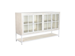 Buffet Mango Metal Decape Blanco 170x45x100cm