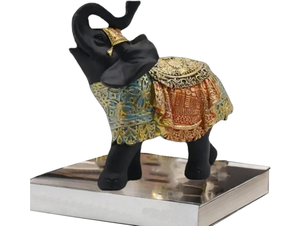Figuras De Elefantes Para Mesa, Estatuas De Decoración Para El Hogar | Adorno De Elefante Para La Oficina