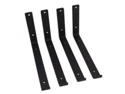 soportes de estantería metálicos resistentes en forma de L, fáciles de instalar y con gran capacidad de carga, para taller familiar y garaje, 7,9 pulgadas
