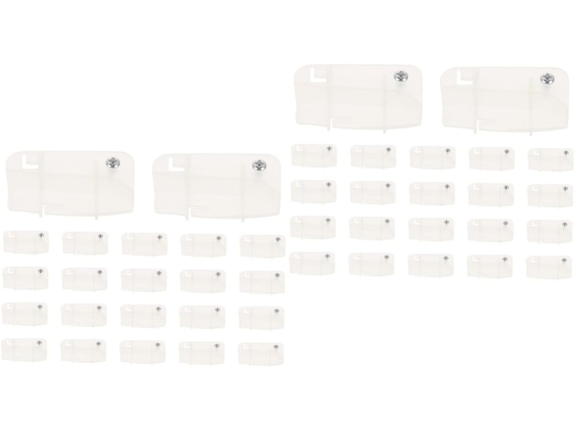 Juego de 50 accesorios para montaje de luminarias de techo, incluidos clips de fijación Gokoco