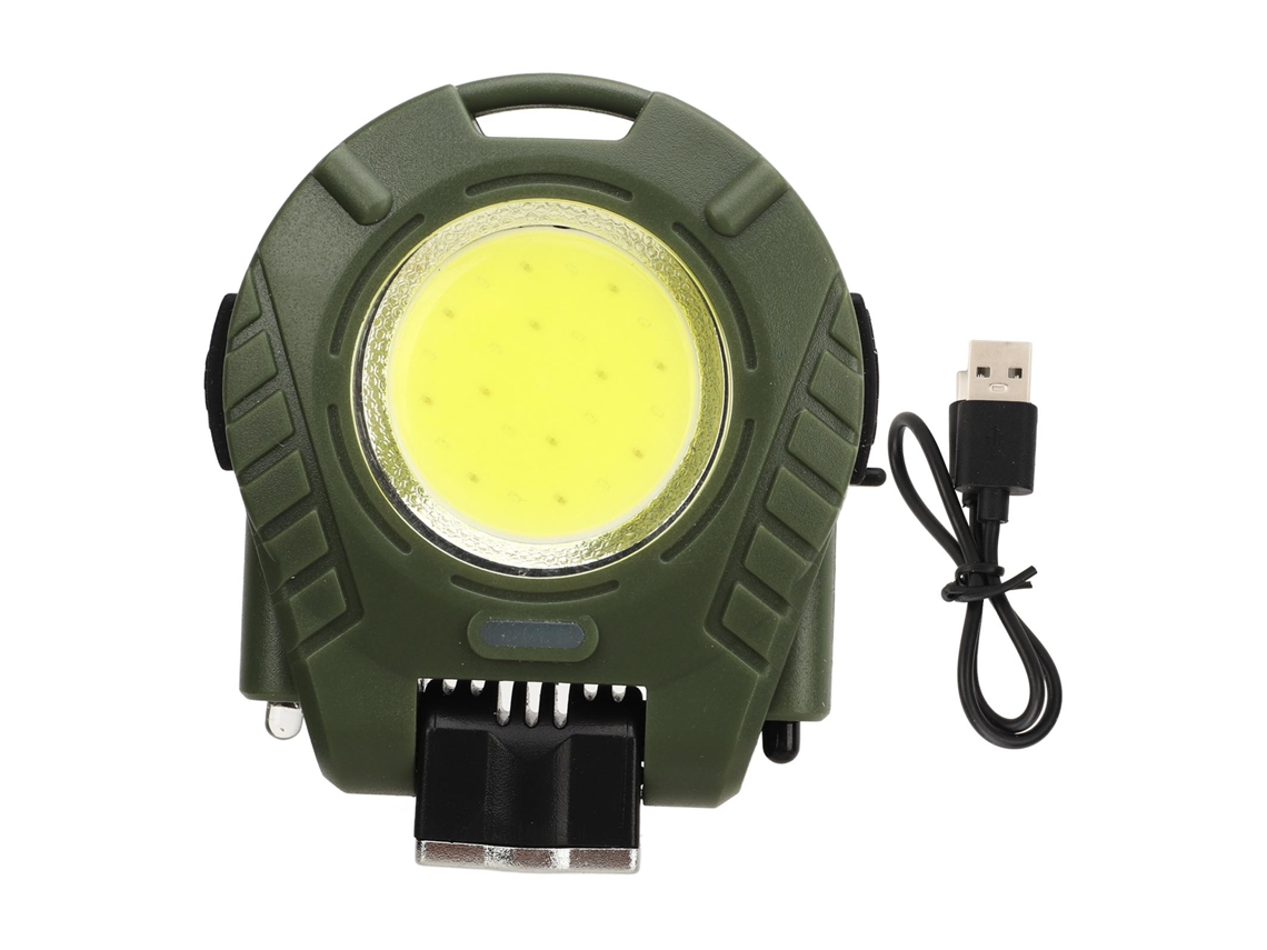 2026-lámpara Led Clip Para Gorra Con Abridor De Botellas Y Llavero Cob Luz De Trabajo Para Camping Exterior Emergencia