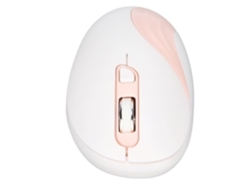 HURRISE Cable de ratón para computadora portátil Cable de 2,4G Dpi ajustable Diseño ergonómico Teclado de computadora Azul Rosa