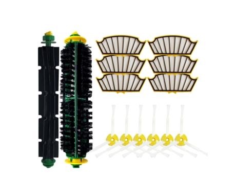 Filtro de rodillo principal, rueda de cepillos laterales para iRobot Roomba serie 500, 510, 527, 530, 532, 535, 580, 585, 590, Robot aspirador